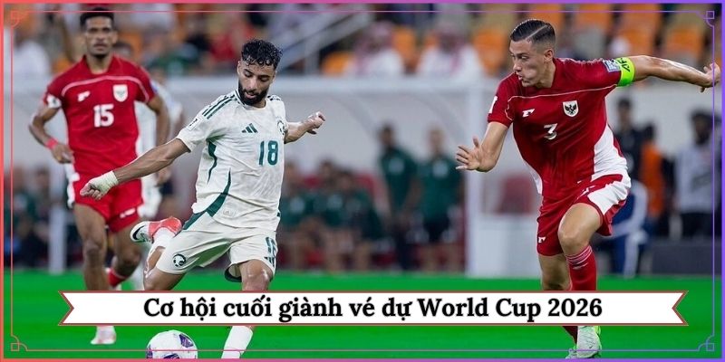 Cơ hội cuối giành vé dự World Cup 2026
