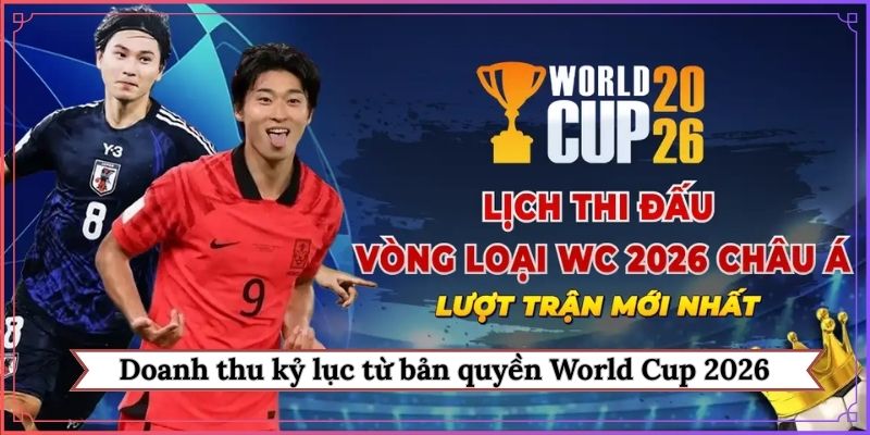 Doanh thu kỷ lục từ bản quyền World Cup 2026